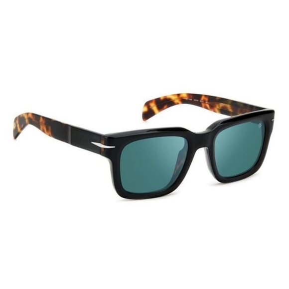 New DAVID BECKHAM Black Square DB 7100/S WR7MT Sunglasses Women - Picture 3 of 5